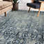 Pearl Floral Area Rug in Blue-1649170366