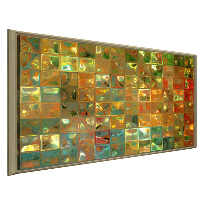 «Everlast Love», reproduction d'art sur toile, H 21,5 po x l 33,5 po x P 2 po, Cadre flottant champagne