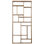 Malic Solid Wood Geometric Bookcase