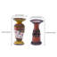 Ensemble de 2 porte-bougies en résine de style tribal Southwestern, Boho