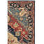 Tapis oriental rouge / bleu marine en laine / coton / latex tissé à la main Bluff-1627053738