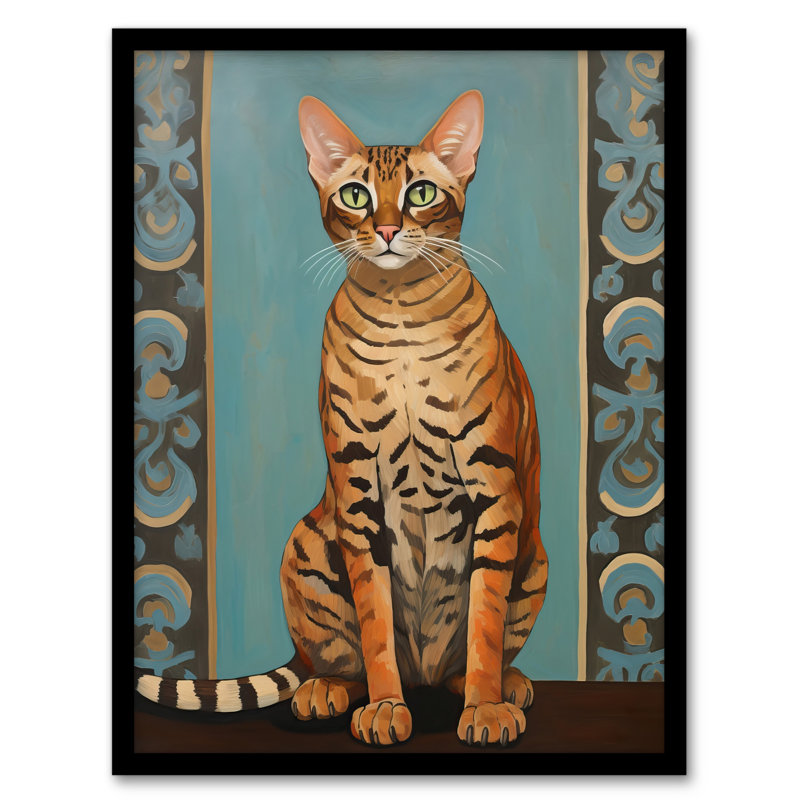 Bengal Beauty Tabby Cat Lover - Single Picture Frame Print