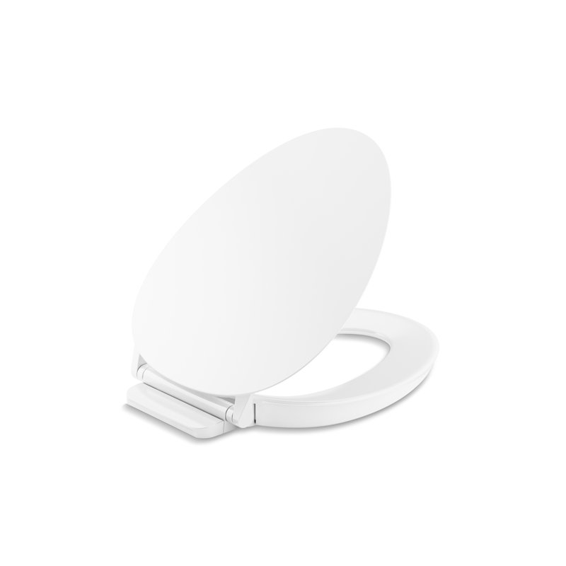 Cymbal Readylatch Quiet-Close Elongated Toilet Seat, White
