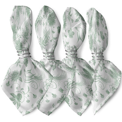 Chimkasi Polyester Floral Square Napkin