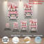 Charmant gnome sur camion rose, impression sur toile - Urban Studio-499162468