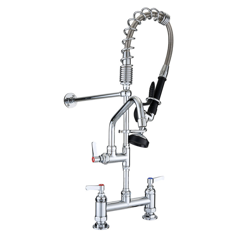 Commercial Kitchen Tap with Pull-Out Sprayer