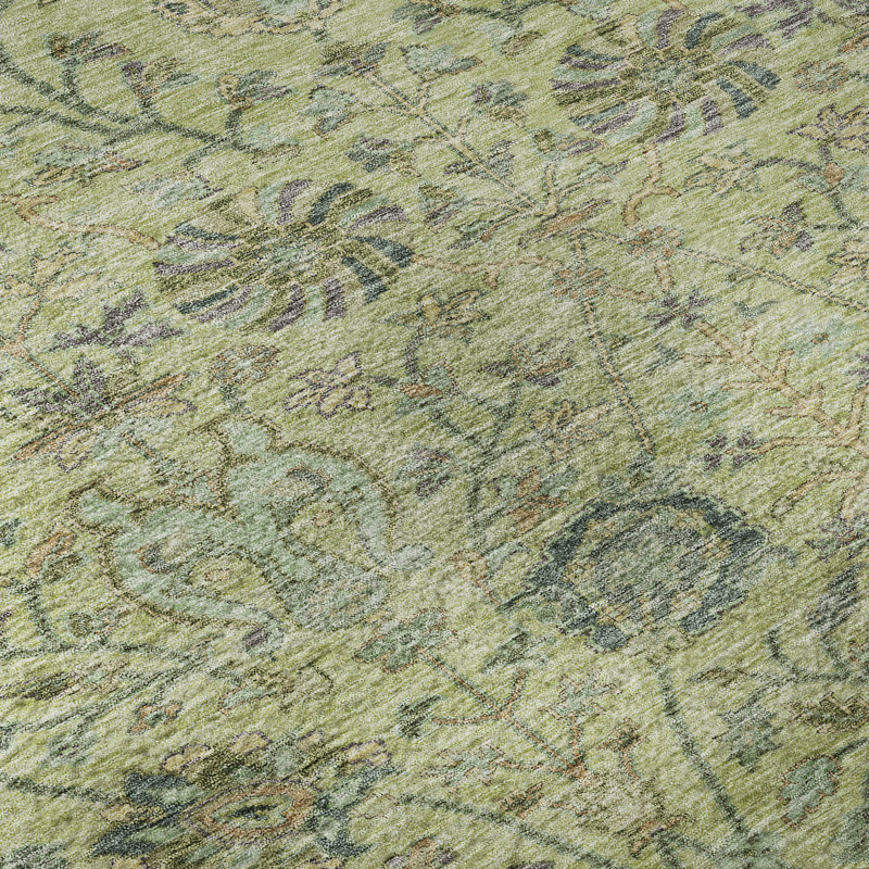 Premium Machine Washable Alexa AMF1087 Floral Rug, Rectangle 1 pi 8 po x 2 pi 6 po
