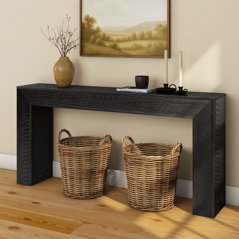 Console rustique 66 "Grand, Noir