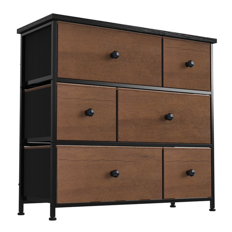 Commode 6 tiroirs Swampscott, Espresso
