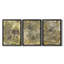 Eco Print I - ensemble de 3 peintures sur toile encadrées-549644690-549644691