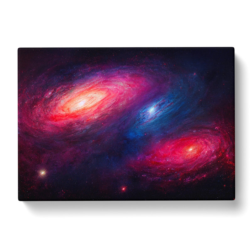 Futuristic Galaxy Vol.3 - Wrapped Canvas, 35cm H x 50cm W x 3cm D