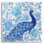 «Peacock Garden IV» par Miranda Thomas, art mural en verre acrylique-588402811