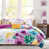 Motif floral bleu sélectionné