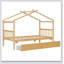 Wooden House Bed With Drawers-1272232012-1272232010