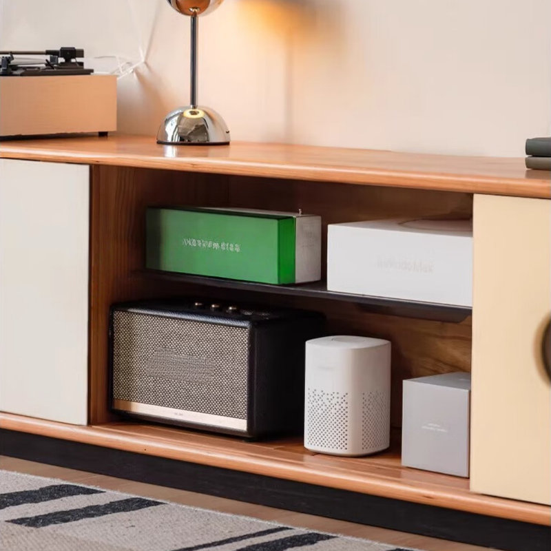Meuble télé simple en bois massif