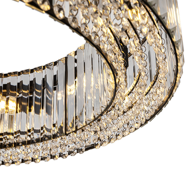 Jauregui 8-Light Crystal Chandelier with Crystal Accents