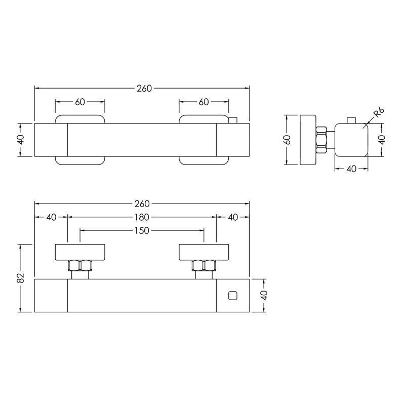 Windon Thermostatic Bar Valve