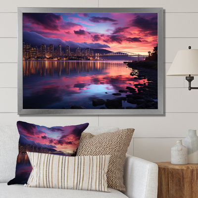 «Canada Vancouver Twilight», reproduction sur toile