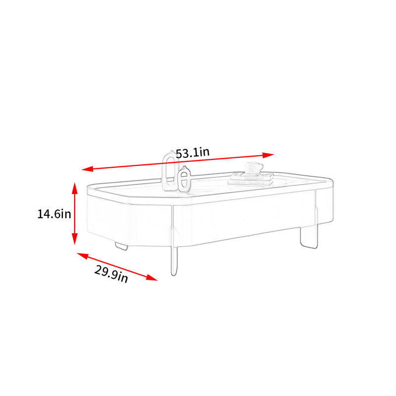 Modern Light Luxury Style Coffee Table