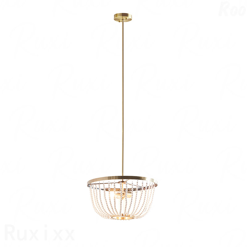 Chandelier - 2-Light Configuration, Beaded Design