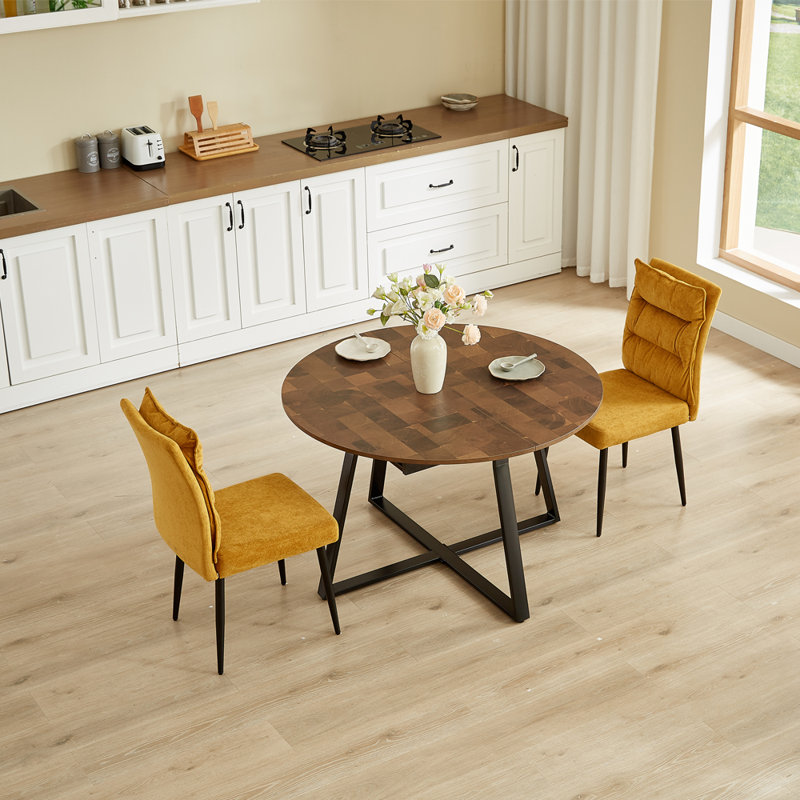 Devantre 2 - Person Dining Set, Mustard