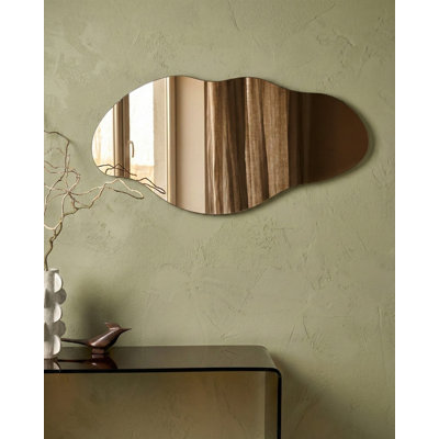 Wall Mirror with Hooks