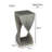 Demaio Solid Wood End Table