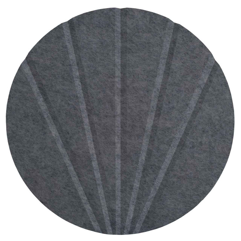 Panneaux muraux rembourrés 12 po x 12 po, Gris foncé