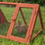 Rabbit Hutch Wooden Outdoor Guinea Pig Hutch with Run and Doors-124811079