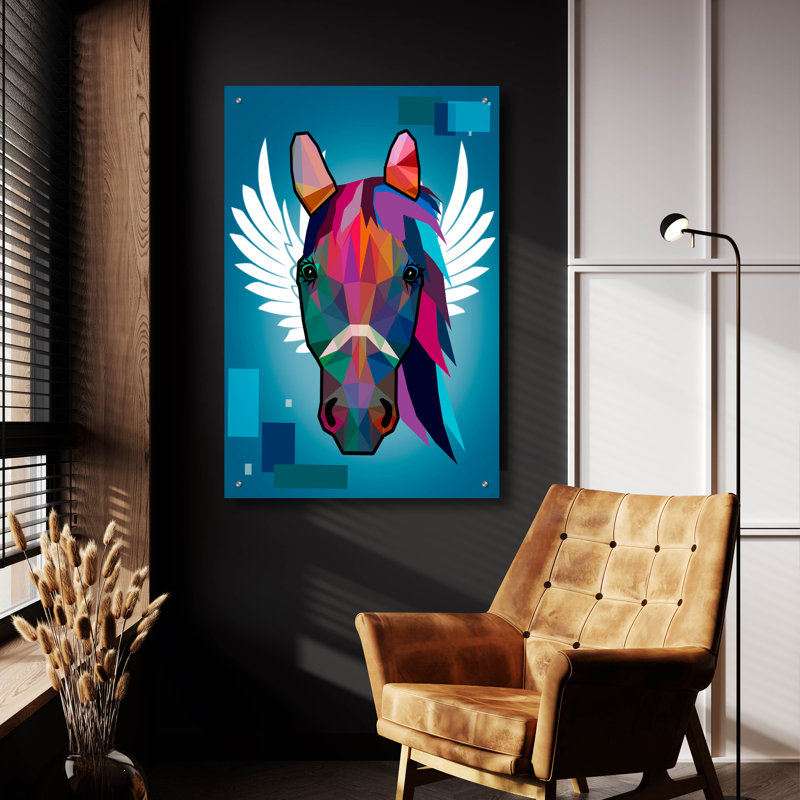 «Wpap Horse 2» par Mark Ashkenazi, H 36 po x l 24 po x P 0,2 po