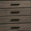 Commode 4 tiroirs en bois massif Janeanne