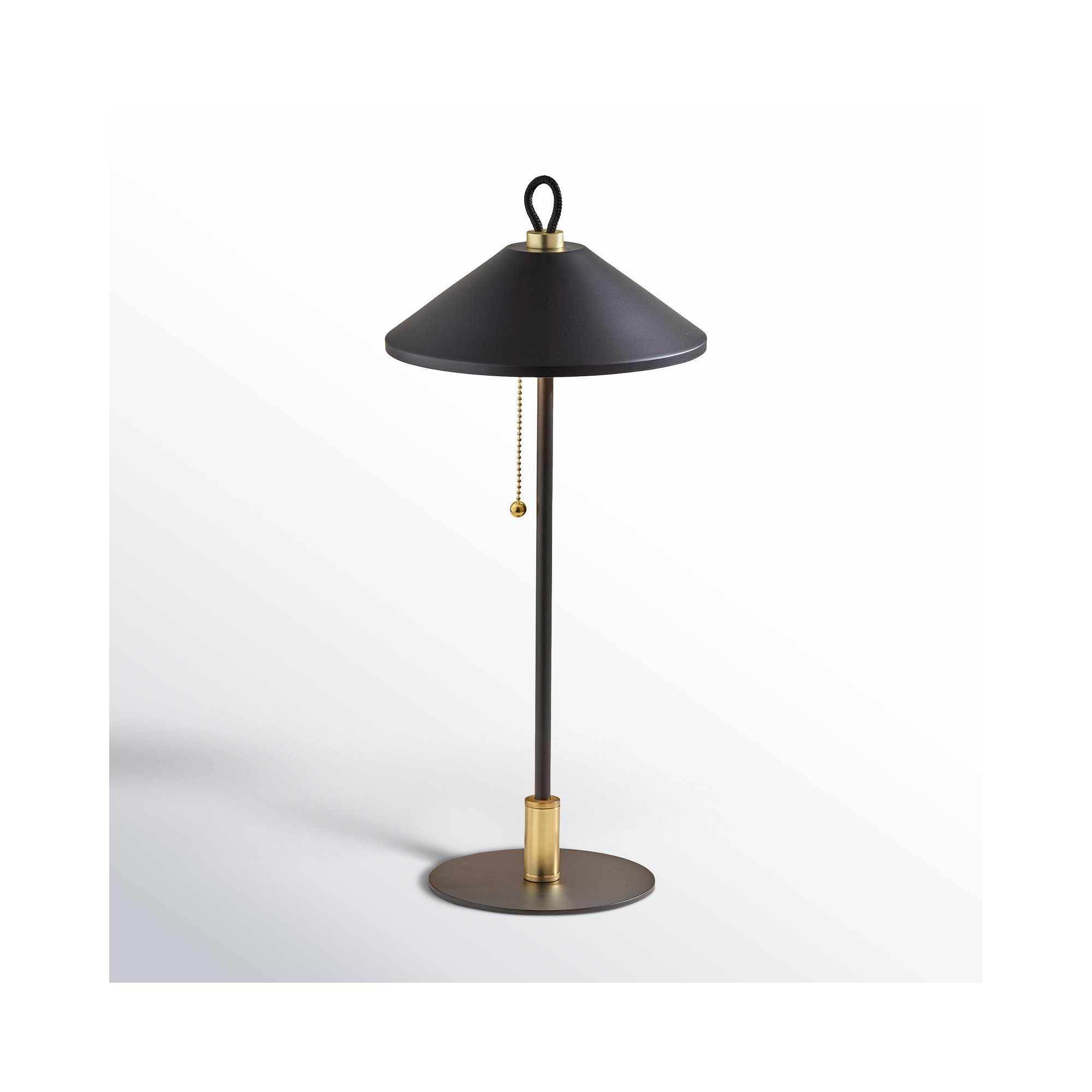 Abington Metal Desk Lamp, Black, Black