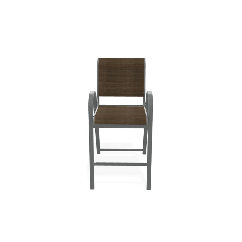 Tabouret de bar Holna, Performance de l'écorce, Graphite texturé