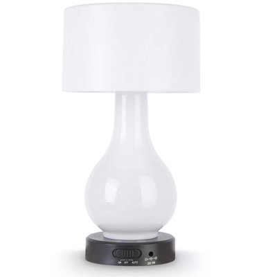 Lampe de table à pile 10 po