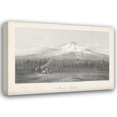 Millwood Pines Bryant, William Cullen Gallery Wrapped Canvas Art Titled: Mount Shasta
