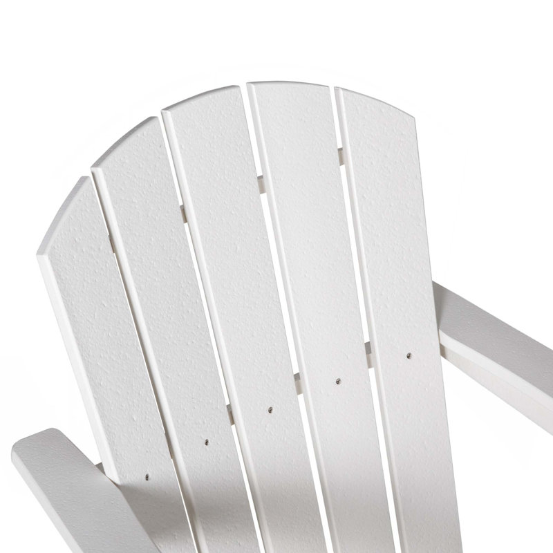 Fauteuil Adirondack Outsunny, Blanc