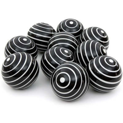 Stripes Decorative Ball Sculpture