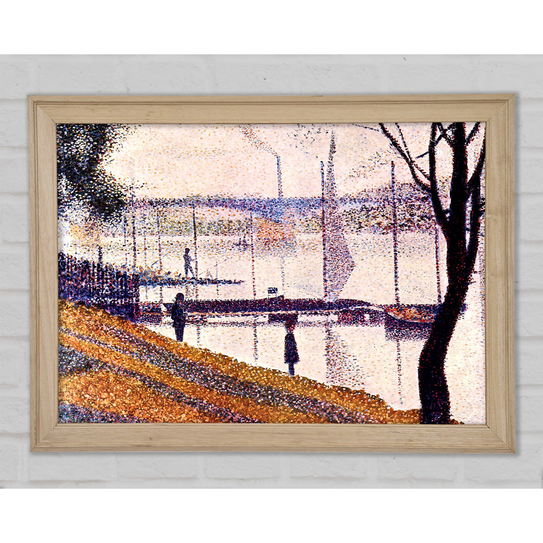 Seurat Brücke von Courbevoie - Einzelner Bilderrahmen Kunstdrucke