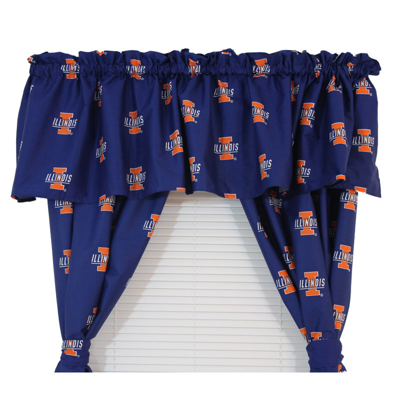 NCAA Cotton Semi Sheer Curtain