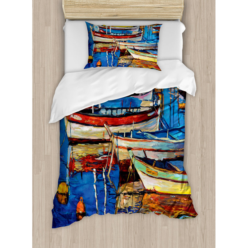 Coastal Polyester Duvet Cover