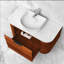 Meuble-lavabo mural en bois massif Sidney 36 po