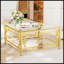 Table basse carrée en verre-1815984904