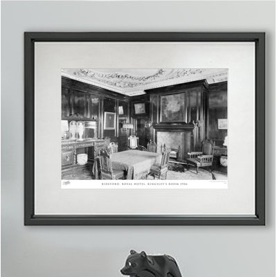 Bideford, Royal Hotel, Kingsley's Room 1906 - Single Picture Frame Print