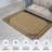 Geometric Border Weave Indoor Outdoor Rug, Lightweight & Portable 5x7 ft Patio Area Rug