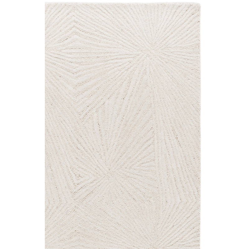 Ebony 930 Hand Tufted Wool/Cotton Abstract Rug in Gray, Runner 2'3" x 9'