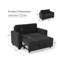 Canapé convertible 58 po Corduroy-249243556