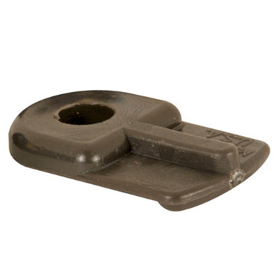 Prime-Line Window Screen Clips, Flush, Brown Plastic