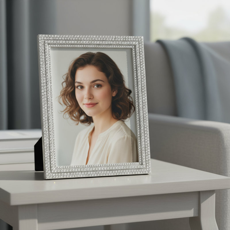 Metal Picture Frame, 4" W x 6" H