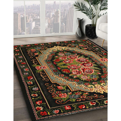 Tapis oriental tissé à la machine Chelo