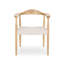 Fauteuil avec accoudoirs, fauteuil club, chaise de salle à manger